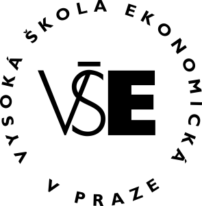 VŠE - logo černé - kulaté