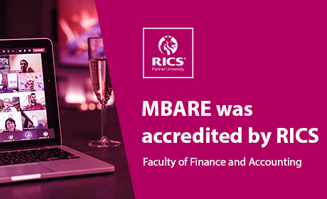 MBA programme – Real Estate Investment, Develpment and Valuation was first in region to receive prestigious international accreditation