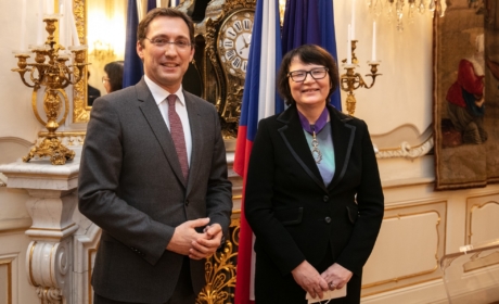 Rector of Prague University of Economics and Business Received Highest French Honour for Merits in Education
