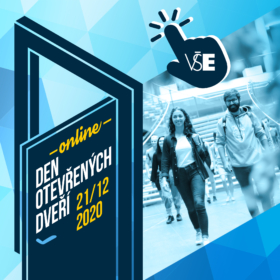 Den otevřených dveří VŠE se letos uskuteční online /21. 12./