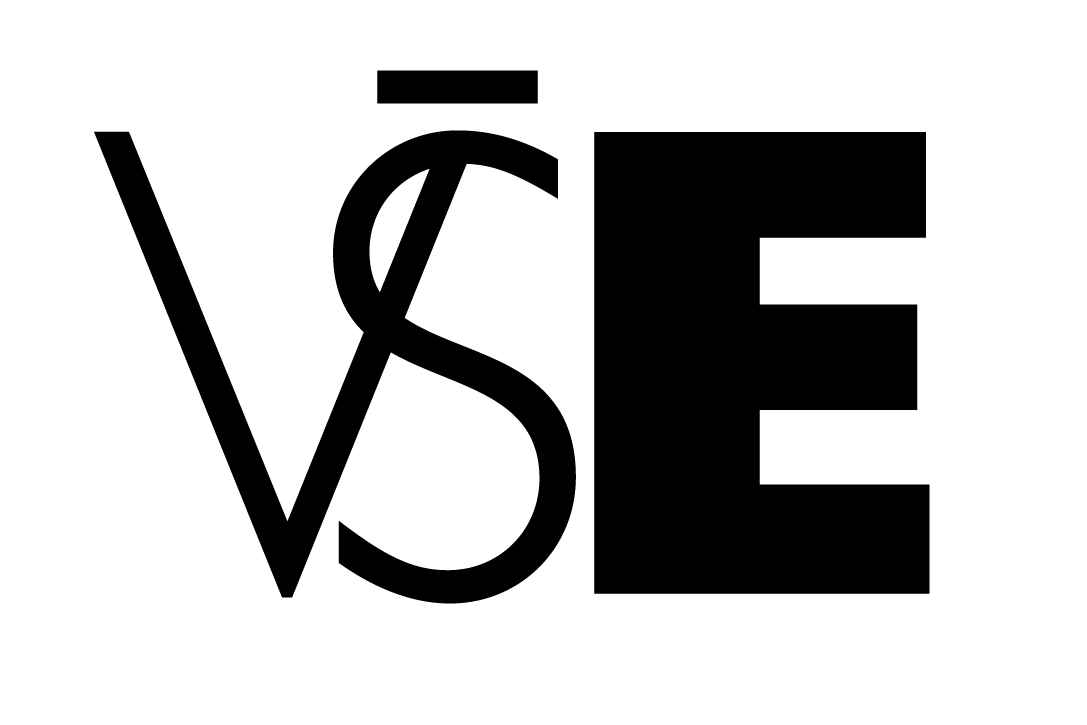 VŠE - logo černé - jednoduché